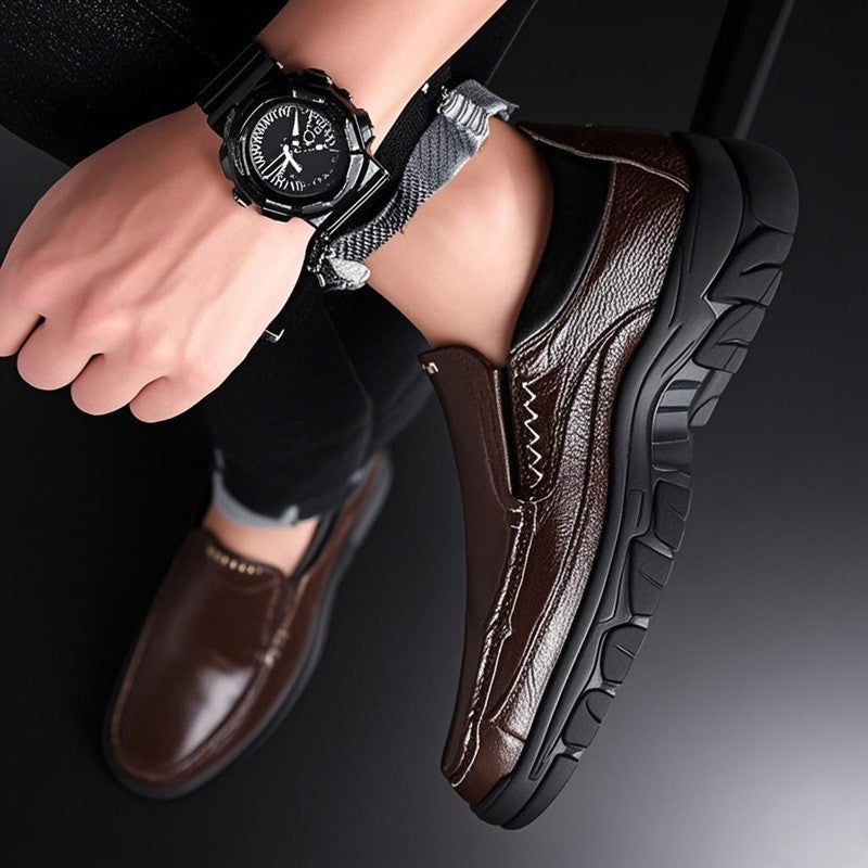 Men's Slip On Casual Loafers, Comfortable Walking Shoes for Men, Lightweight Dress Shoes for Office Driving