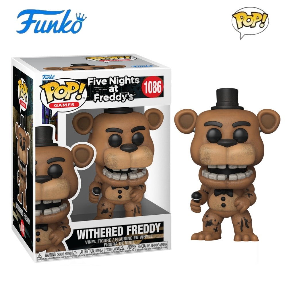 Withered Golden Freddy 1033 Figures FUNKO POP Five Nights at Freddy's 3.9inch Vinyl Figure Collectible Limited Edition Toy Gift