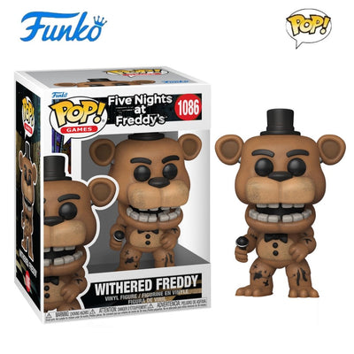 Withered Golden Freddy 1033 Figures FUNKO POP Five Nights at Freddy's 3.9inch Vinyl Figure Collectible Limited Edition Toy Gift