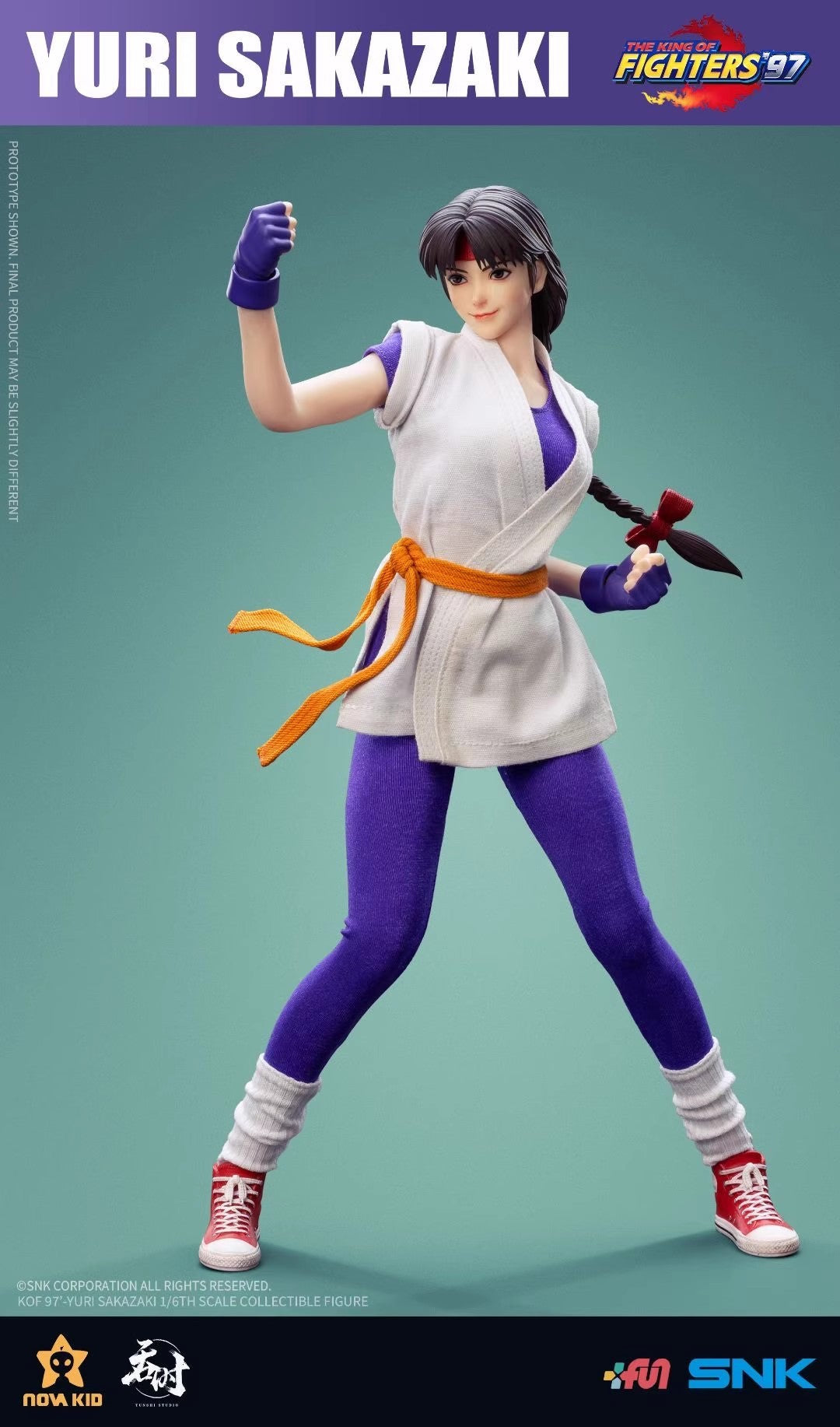 1/12 Genuine King Of Fighters 97 SNK SHERMIE Ts-Xxz-008 Terry Terryberg Action Figures Yagami Yuri Sakazak Collection Model Toy