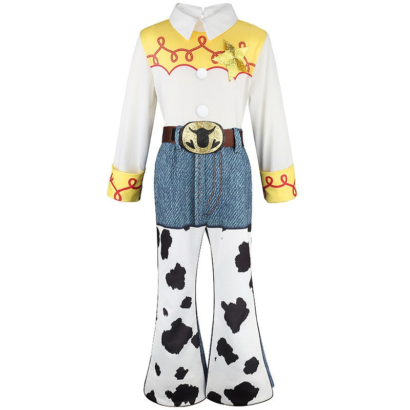 Cosplay Story Woody Costume Sets Cowboy Christmas Dress Unisex Sheriff's Halloween Carnival Dress Up Party Toy Stage Performance