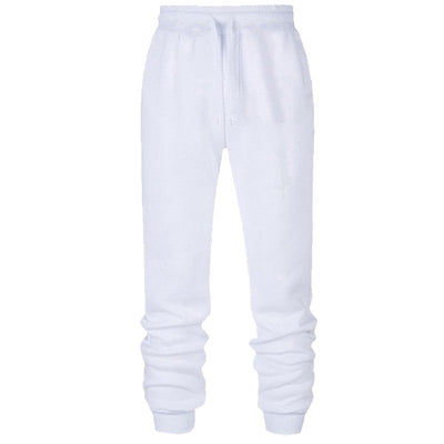 Winter Lambswool Warm Casual Pants Men's Fitness Jogging Sweatpants Male Solid Drawstring Bottoms Fleece Straight Trousers M-5Xl