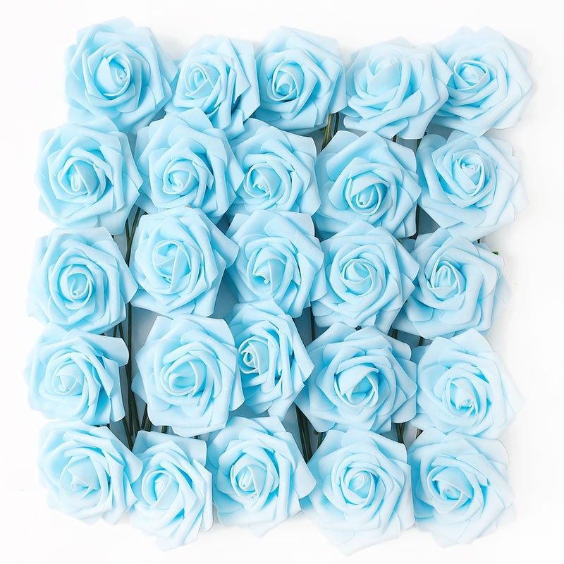5/10/15/20/25Pcs Artificial Rose Flowers Wedding Decorations Centerpieces Arrangements Party Baby Shower Garden Home Decor Gifts