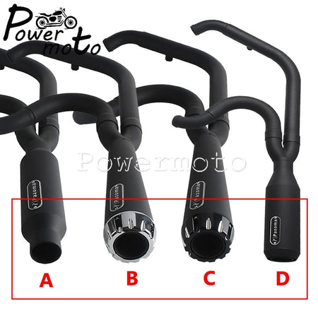 Motorbike Exhaust Pipes Exhaust Baffle Muffler For Harley M8 Softail Low Rider S T Fat Street Bob Standard Slim Deluxe 2018-2025