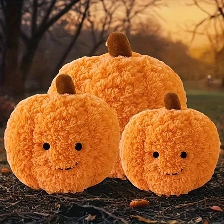 Pumpkin Plush Pillow Halloween Pumpkin Toy Decorative Pillow Cushion Home Decoration Party Favors Halloween Decor Christmas Gift