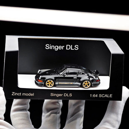 1:64 New Zincit Model Porsch 911 964 Singer Coupe Dls Miniature Alloy Die-Cast Model Custom Children'S Toys Collectible Ornament