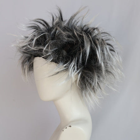 Beggar wig universal performance synthetic wig for man and women funny madman cosplay wig, messy madman wig, wild man wig