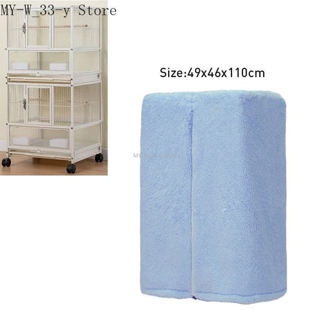 Winter Warm Bird Cage Cover Breathable Splashproof Large Bird Cage Cover Parrot Cage Shading Protective Products Bird Supplies