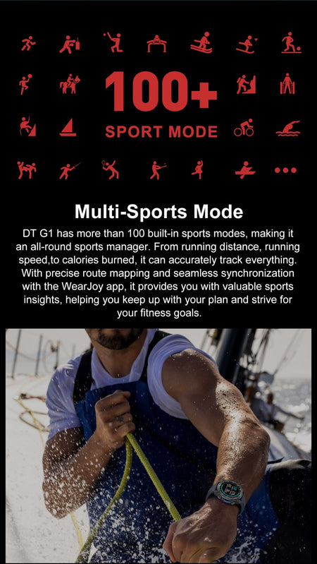 NEW 4GB Memory Video Player Smart Watch AMOLED With GPS Offline Maps Military Sports Smartwatch Men 30m Swim Waterproof Bracelet