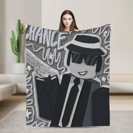 Forsaken Chance Profile Picture Blanket Quality Soft  Throw Blanket Autumn Girls Boys Outdoor Street Trend Bedspread