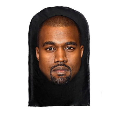 Cosplay 3D Printed Kanye Mask Stretch Mesh Full Face Mask Men Women Role Play Headdress Halloween Masquerade Balaclava Headdress