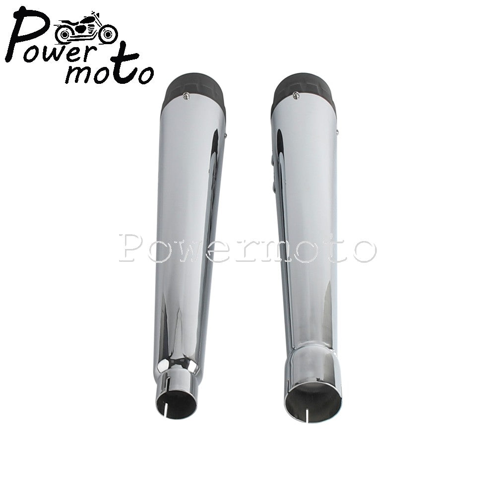 For Harley Touring Street Electra Glide Road King 2017-2023 FLHR FLHX FLTRX FLHTK Motorcycle Slip On Dual Exhaust Mufflers Pipes