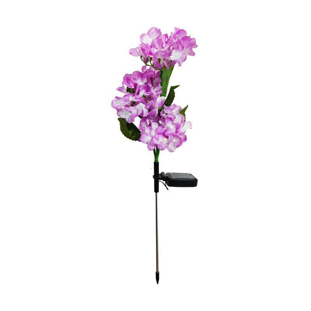 1PC Solar-Powered Hydrangea Lanterns, Outdoor Landscape Lanterns, Garden Lanterns, Solar-Powered Lawn Lanterns, Rose Lanterns