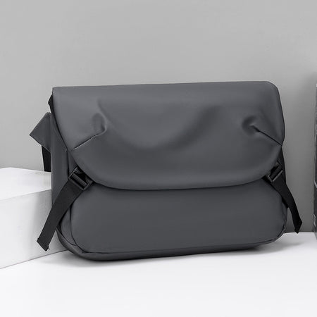 Minimalist Black Men's Shoulder Bag Male High Quality Waterproof Briefcase Crossbody Bag Business Style Messenger Bags for Men