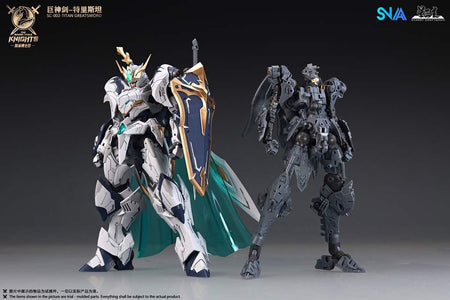 New SNAA Great Holy Sword Tristan Action Figure Knights Of The Round Table Series Exquisite Armor Details Collectible Model Toys