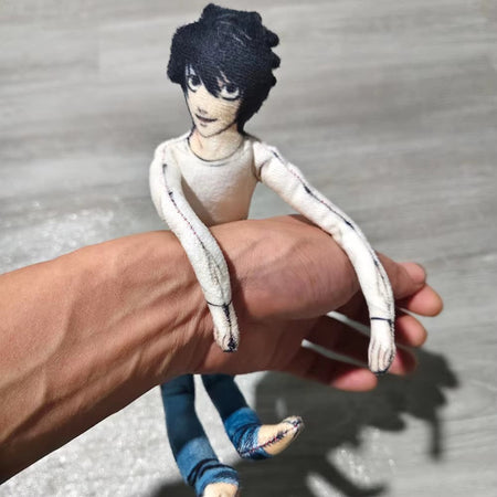 Anime Light Yagami L Plush Light Yagami L Plushies Doll Slender Twistable Shape Stuffed Toys room Decoration Festival Gift 28cm