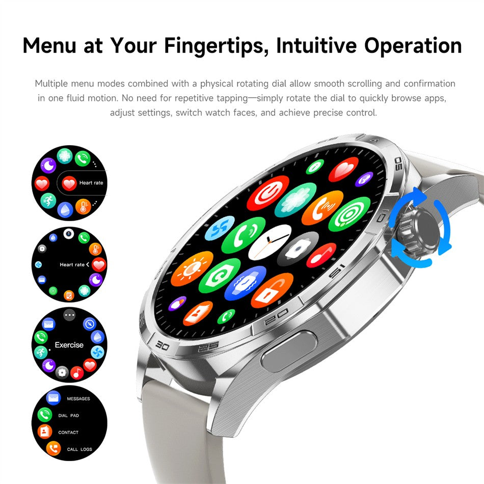 2026New Original fitness Watch G T6 Pro Smart Watch 1.50"HD AMOLED Screen GPS track Heart Rate Bluetooth Call Smartwatch for Men