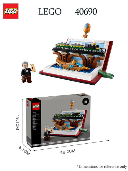 LEGO 40690 Tribute to Jules Verne's Books Set,Creator Imagination Library