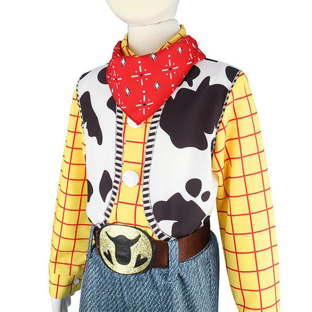 Cosplay Story Woody Costume Sets Cowboy Christmas Dress Unisex Sheriff's Halloween Carnival Dress Up Party Toy Stage Performance