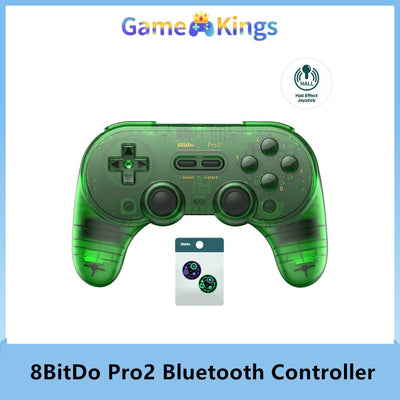 8BitDo Pro 2 Bluetooth Controller Gamepad For Nintendo Switch 2 PC,Window 10/11,Android,Steam Deck Hall Effect Joystick wireless
