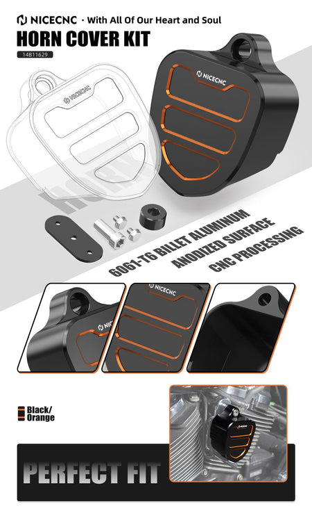 For Harley Street Glide FLHX 2017-2023 Horn Cover Kit Road King FLHR Road Glide Special FLTRXS Ultra Limited FLHTK Electra Glide