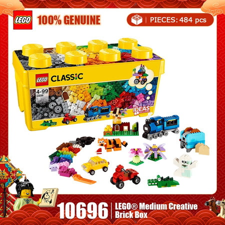 LEGO Classic Creative Series 10696 Classic Creative Medium Block Box 10714 Blue Bottom Assembled Toy Gift