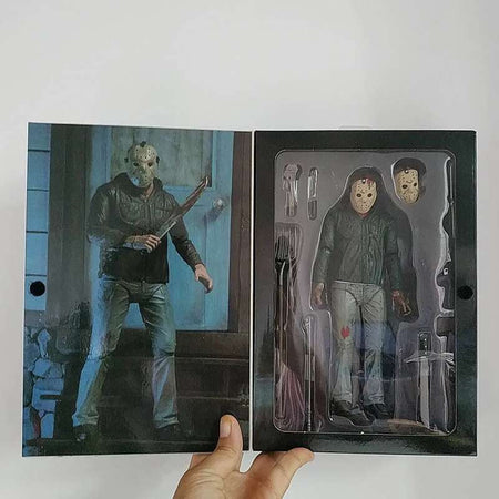 The 13th Figure Toys NECA Friday Freddy Jason Voorhees Blood Action Figure Jason Collectible Model Christmas Halloween Gifts