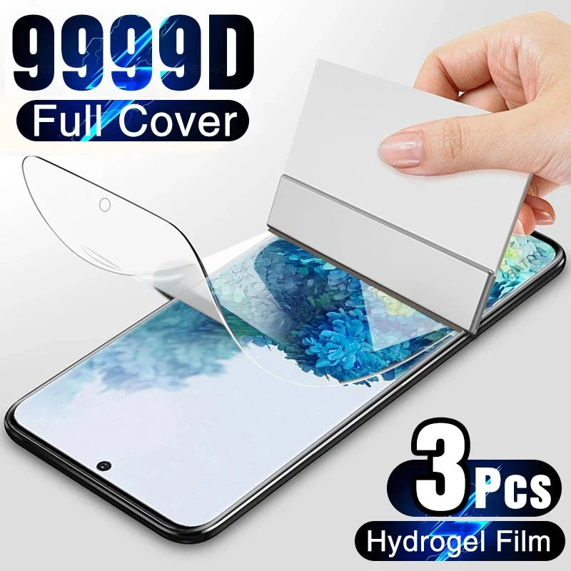 3PCS Full Cover Hydrogel Film For Honor 30 50 60 70 80 GT SE 90 100 V40 Screen Protector For Magic 3 4 5 6 Pro Lite Not Glass
