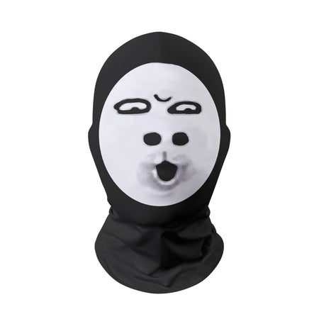 Fashion Mask for 2026 Halloween Cosplay Headwear Hip Hop Hood Hat Headgear 3D Celebrity Face Mask Elastic Mesh