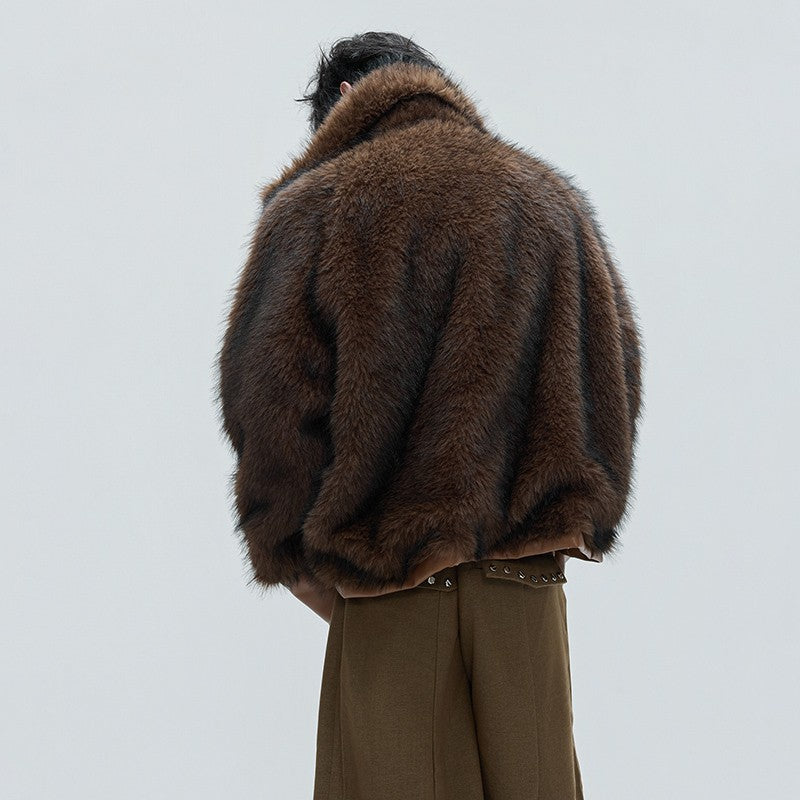 LUZHEN Winter Fashion High Quality Reversible Design Fur Liner Warm Leather Parka Men Original 2025 New Niche Padded Coat JY4797