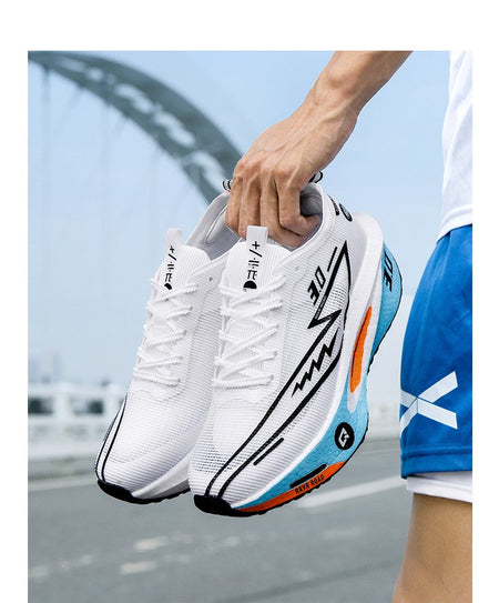 NEW Running Shoes Men Sports Marathon Carbon Plate Breathable Lightweight Women Comfortable Athletic Leisure Sneakers Footwear