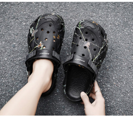 Men Shoes Slippers Men Garden Flat Sandals Platform Sandals Man Summer Sandals 2025 Male Sneakers Outdoor Flip Flops Home Clogs