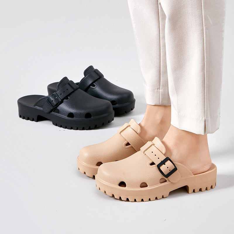 Kidmi New Women's Sandals Platform Beach Sandals EVA Flat Sandals Casual Women Shoes Summer Soft Sandals Outdoor Fashion Sandals