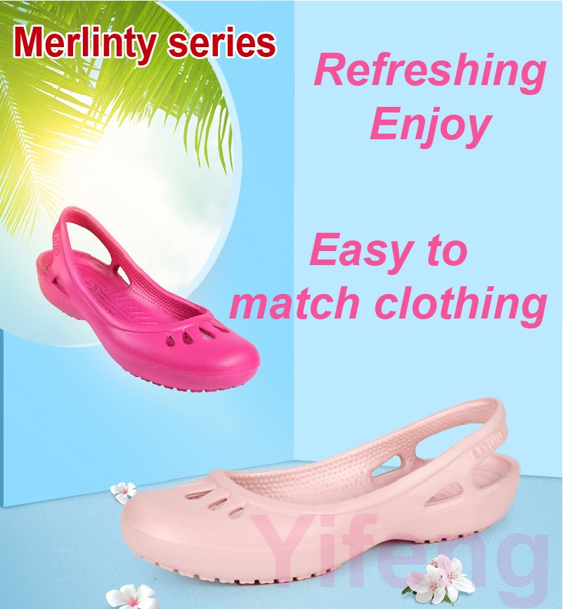 Certified Satihu Summer New Lightweight Anti Slip Hole Shoes  Clog For Women's Flat Bottom Sandals Nurse Outdoor Beach Jelly