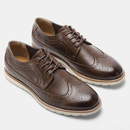 Brogue Men Casual Shoes Fashion Comfortable Shoes 2023 Brand Men shoes