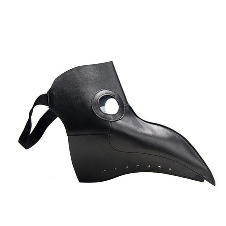 New Funny Medieval Steampunk Plague Doctor Bird Mask Latex Punk Cosplay Masks Beak Adult Halloween Event Cosplay Props Black