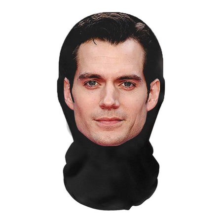 Fashion Mask for 2026 Halloween Cosplay Headwear Hip Hop Hood Hat Headgear 3D Celebrity Face Mask Elastic Mesh