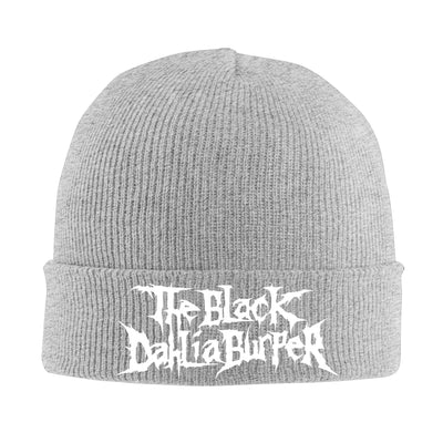 THE BLACK DAHLIA MURDER Band Beanie Hats  Knitted Hat Men Women Y2K Cool Elastic Caps Autumn Gym Design Bonnet Hats