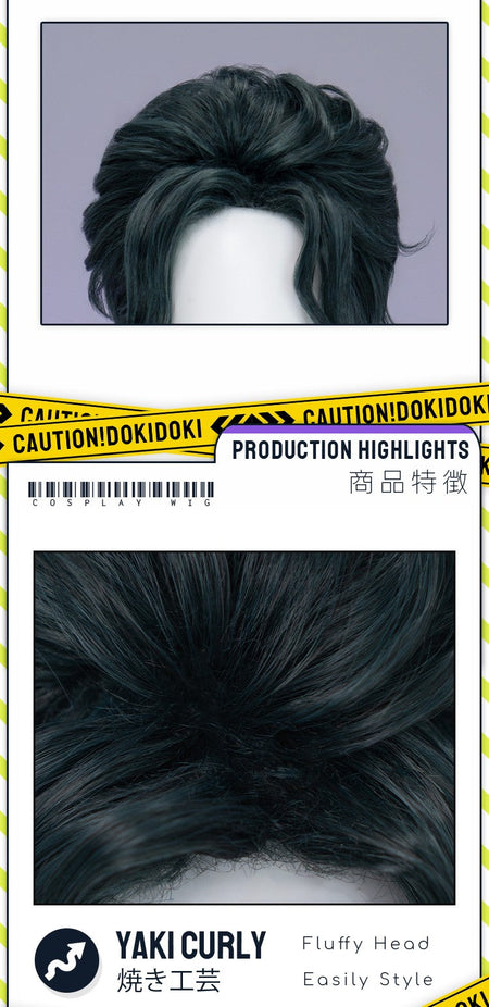 ?Ready for Ship?Idia Malleus Leona Vil Crowley Wig Game Cosplay DokiDoki Men 120cm Long Hair Fiber Idia Halloween  Free Wig Cap