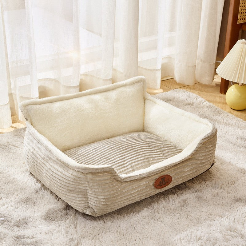 Pet Bed for Dogs and Cats Washable Dog Sofa for Small To Medium Breeds All-Season Mat Cozy Durable Dog Accessories Pet Supplies