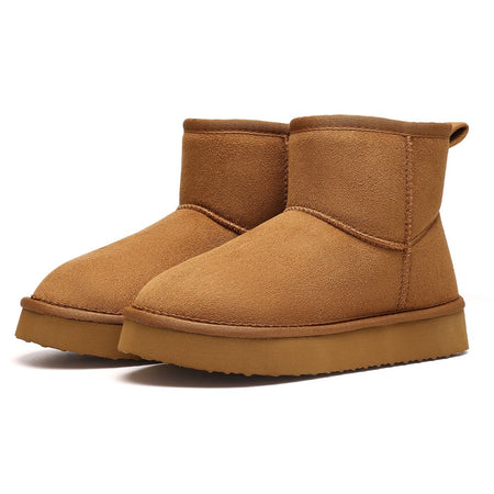 Kidmi Fashion Brand Women Snow Boots Winter Warm Platform Women Boots Outdoor Fuzzy Antiskid Home Women Boots Waterproof Boots