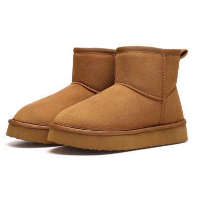 Kidmi Fashion Brand Women Snow Boots Winter Warm Platform Women Boots Outdoor Fuzzy Antiskid Home Women Boots Waterproof Boots