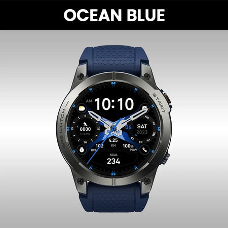 New Zeblaze Stratos 3 PRO GPS Smart Watch 1.43” HD AMOLED Display Built-in GPS Bluetooth Phone Calls Sports Smartwatch for Men