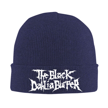 THE BLACK DAHLIA MURDER Band Beanie Hats  Knitted Hat Men Women Y2K Cool Elastic Caps Autumn Gym Design Bonnet Hats