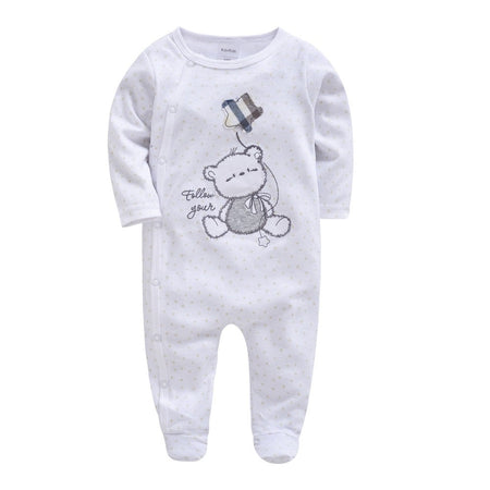 New Style Baby Girls Romper 3 Pcs/lot 0-12M Dot Design Lovely Girl Clothes Spring Autumn Long Sleeve Overalls Jumpsuit