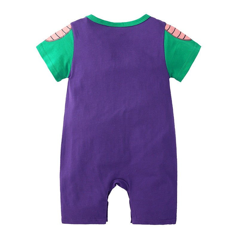0-2 Years Old Children's Cartoon One-piece Baby Role Play Short-sleeved Romper Kids Cotton Clothes Baby Girl and Boy Clothes