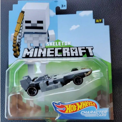 Genuine Hot Wheels Minecraft Series Model Toy Car Desktop Ornament Collectibles Holiday Gifts In Stock