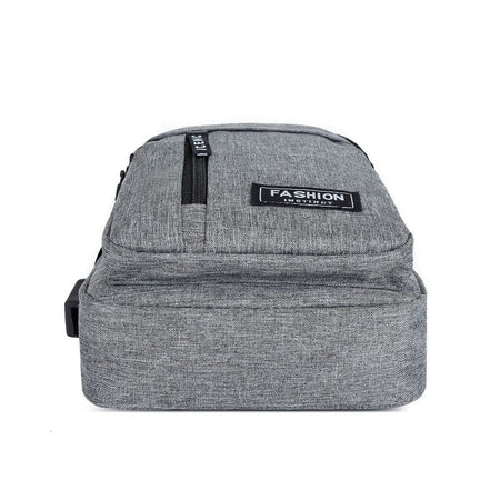 2025 New Multifunctional Chest Bag Men's Fashion Trend Oxford Cloth Shoulder Bag Korean Style Casual Waterproof Messenger Bag