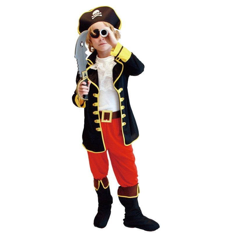 Halloween Children's Pirate Costume Boy Boy Children's Pirate Costume Preschool Fantasy Children's Role Playing Costume