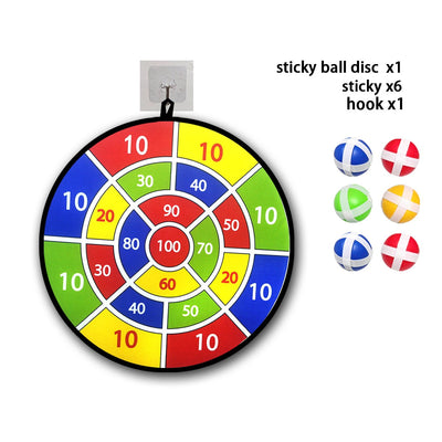 12 sticky ball dart disc sets, indoor and outdoor toys, parent-child interaction, birthday gifts, party games, supplies